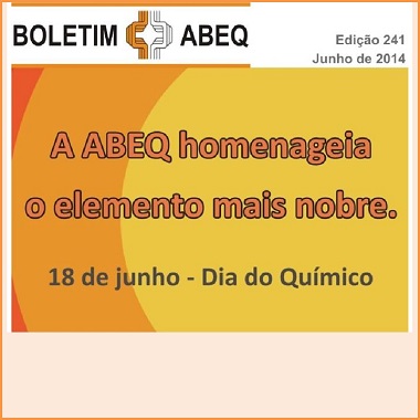 Boletim ABEQ com notícias sobre engenharia química já está publicado