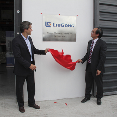 LiuGong inaugura seu novo centro de distribuição de peças no Uruguai