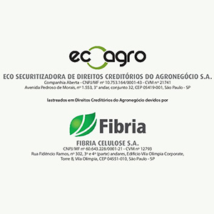 Ecoagro faz a maior emissão de CRA para Fibria Celulose